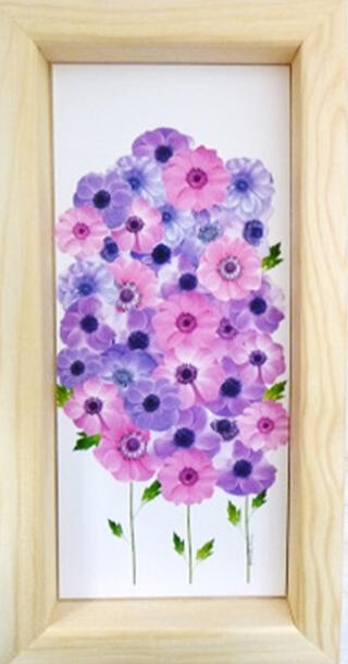 Anemones 4x8 Frame $42.00