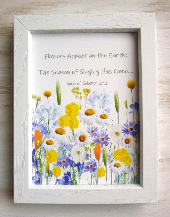 Summer Wildflowers 6x8 Frame