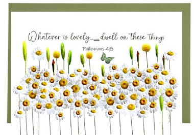 Wild Daisies Frameable Card