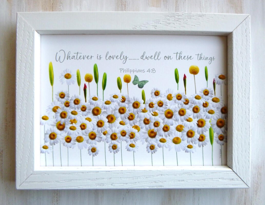 Mountain Daisies 6x8 Frame