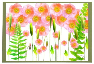 Icelandic Poppies Frameable Card