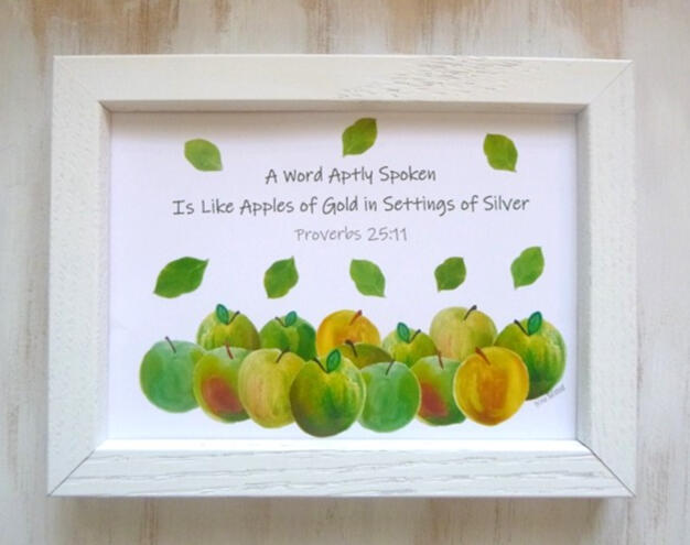 Apples of Gold 6x8 Frame