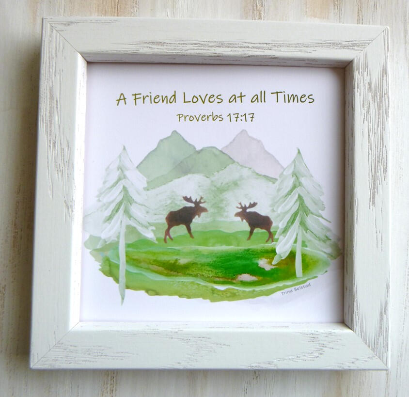 Moose Friends 6x6 Frame
