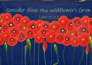 Wild Poppies Pouch